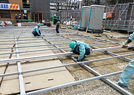 札幌三井ＪＰビルディング新築工事　地鎮祭