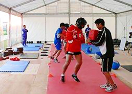 ラグビー日本代表合宿トレーニング施設