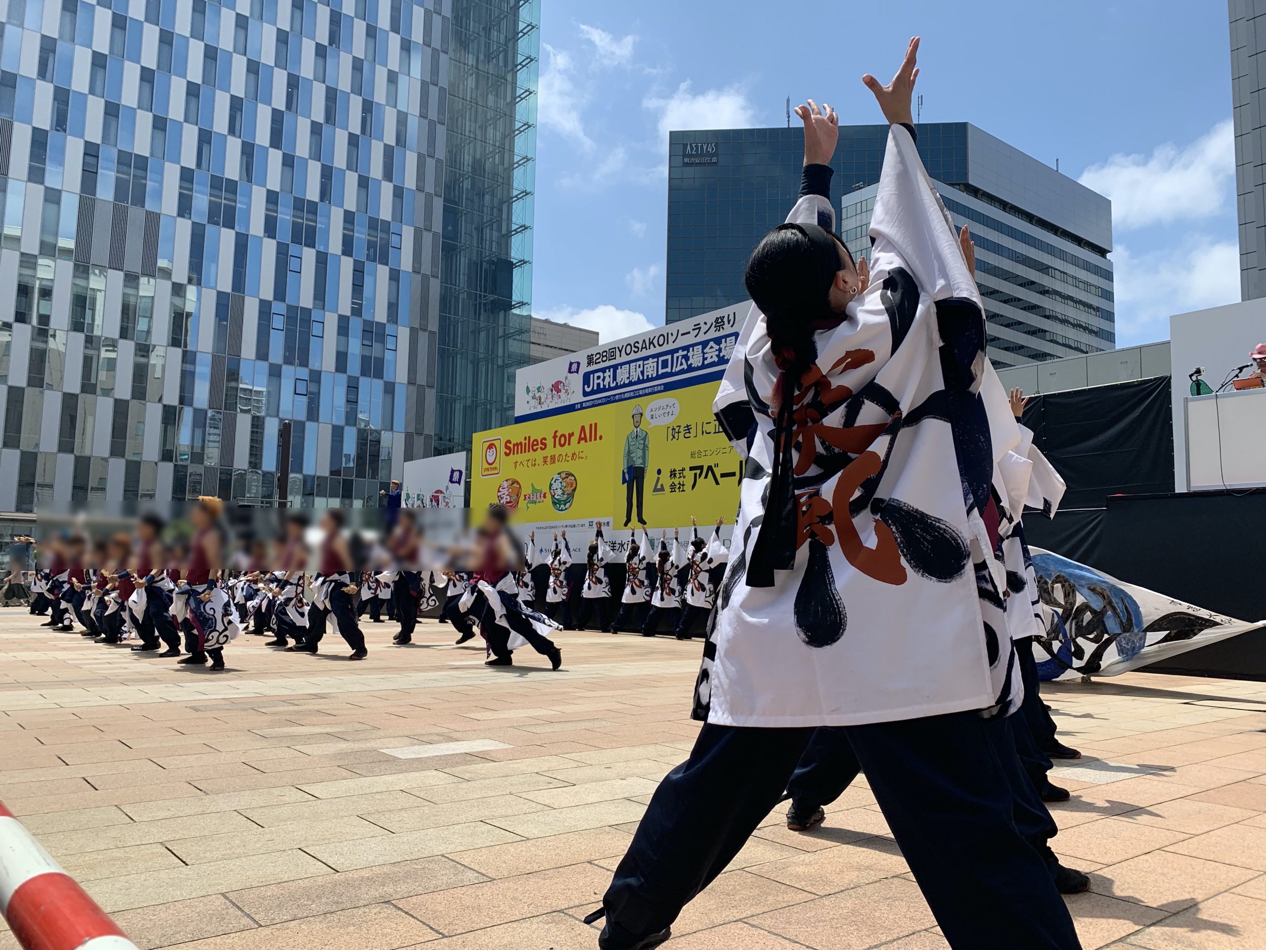 YOSAKOIソーラン祭　JR札幌駅南口広場会場