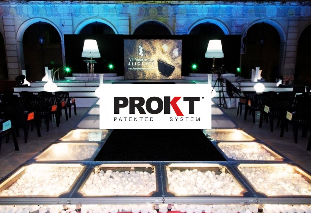 床演出でイベント空間が変わる!スペイン生まれのフロアシステム「PROKT」とは?